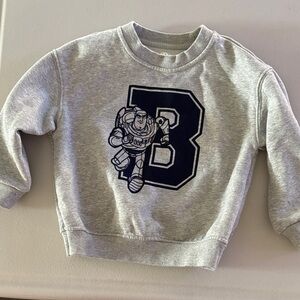 GAP Gray Sweatshirt with Character and Letter Print